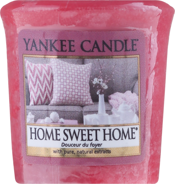 Ароматическая свеча "Дом милый дом" - Yankee Candle Scented Votive Home Sweet Home — фото N1