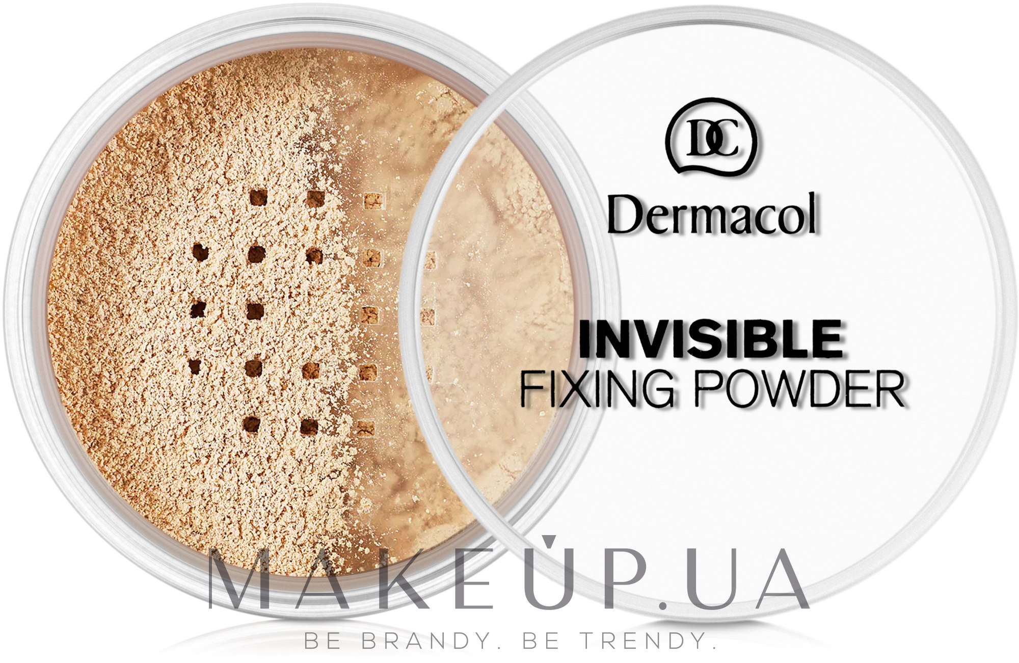 Прозора фіксуюча пудра - Dermacol Invisible Fixing Powder — фото 02-natural