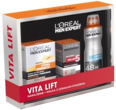 Парфумерія, косметика Набір - L'Oreal Paris Men Expert (f/cr/50ml + deo/150ml + ash/100ml)