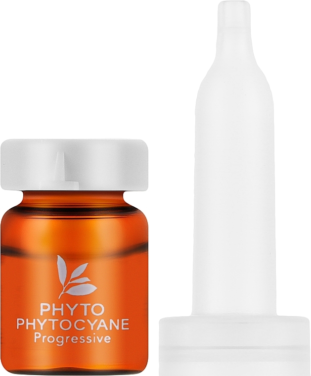 Ампулы против прогрессирующего выпадения волос - Phyto Phytocyane Progressive Treatment — фото N2