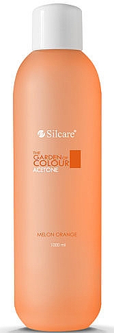 Рідина для зняття лаку і гель-лаку - Silcare The Garden Of Colour Melon Orange — фото N3