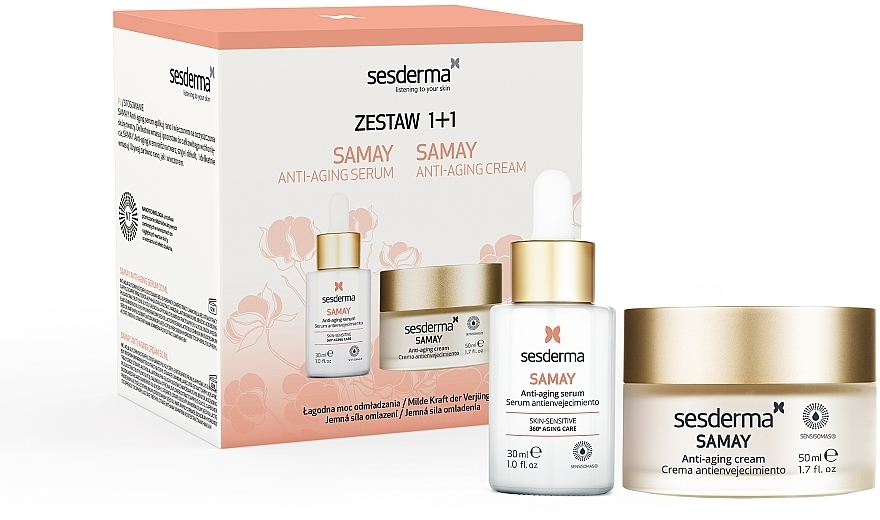 Набір - SesDerma Laboratories Samay (serum/30 ml + cr/50 ml) — фото N1