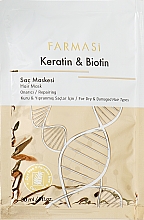 Маска для волос "Кератин и биотин" - Farmasi Keratin & Biotin — фото N1