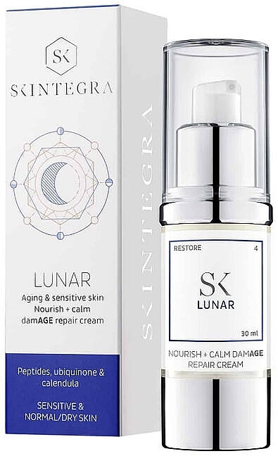 Питательный успокаивающий крем для лица - Skintegra Lunar Nourish + Calm Damage Repair Cream — фото N1