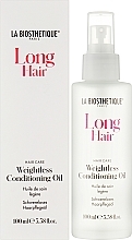 Невагома кондиціонувальна олія для волосся - La Biosthetique Long Hair Weightless Conditioning Oil — фото N2