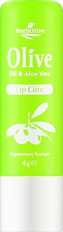 Бальзам для губ с алоэ вера - Madis HerbOlive Lip Care — фото N1