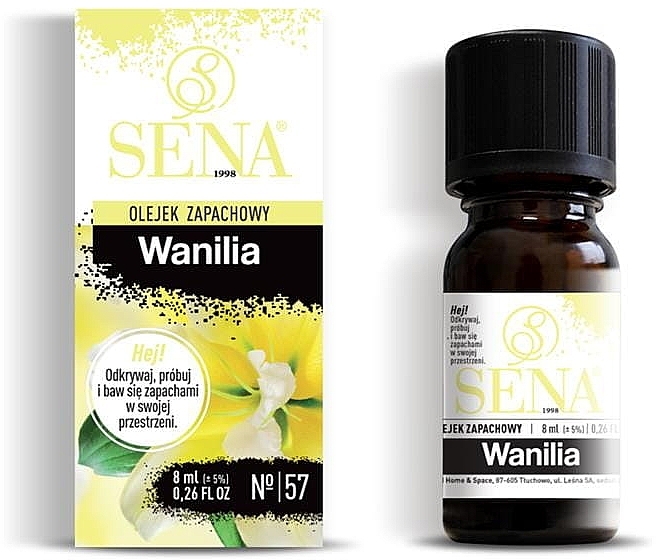 Ароматическое масло "Ваниль" - Sena Aroma Oil №57 Vanilla — фото N1