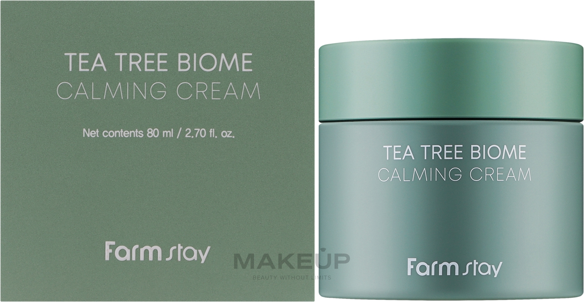 Крем із чайним деревом для проблемної шкіри обличчя - FarmStay Tea Tree Biome Calming Cream — фото 80ml