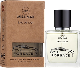 Ароматизатор для авто - Mira Max Eau De Car Forsaje 7 Perfume Natural Spray For Car Vaporisateur — фото N1