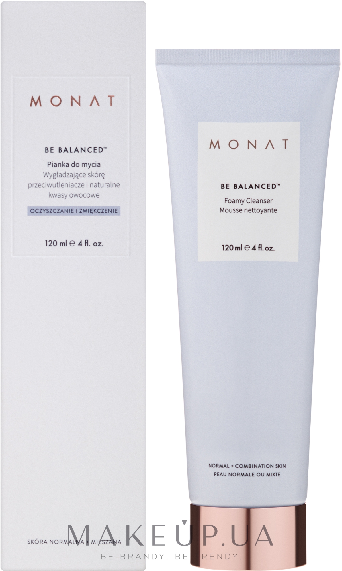 Очищающая пенка для умывания - Monat Be Balanced — фото 120ml