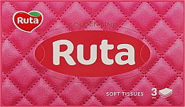 Серветки косметичні, тришарові, 60 шт. - Ruta — фото N1