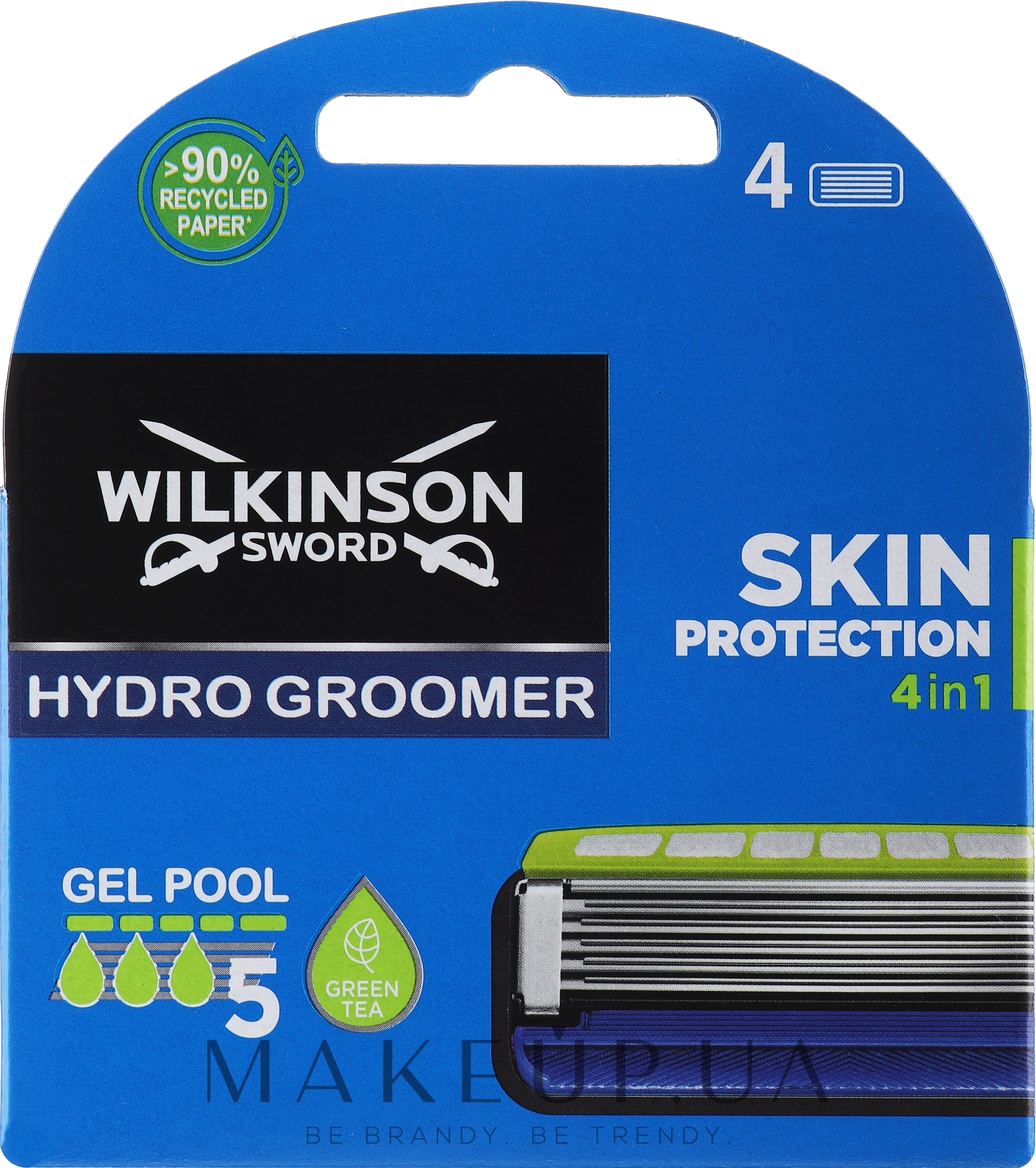 Сменные кассеты для бритья, 4шт - Wilkinson Sword Hydro 5 Groomer Power Select — фото 4шт