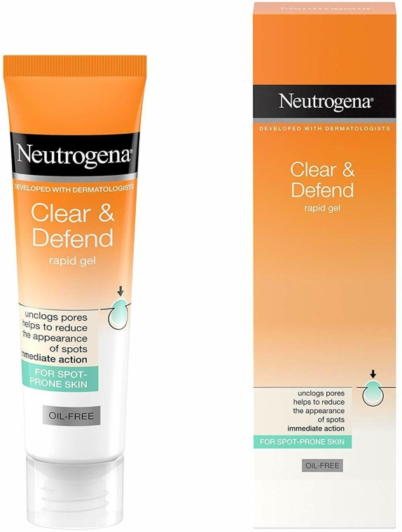 Точечный гель для лица - Neutrogena Clear & Defend Rapid Gel — фото N1