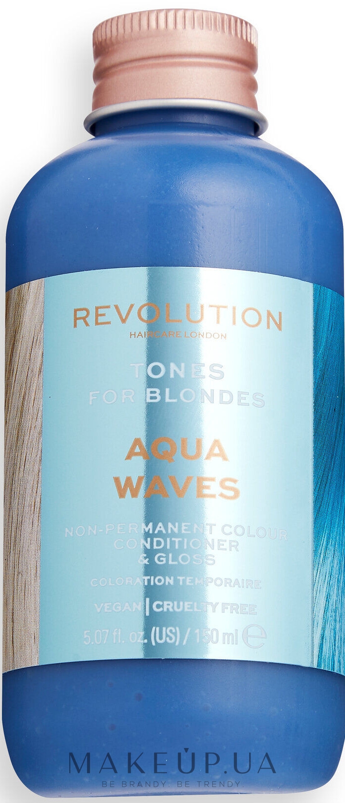 Тонирующий бальзам для светлых волос - Makeup Revolution Tones For Blondes — фото Aqua Waves