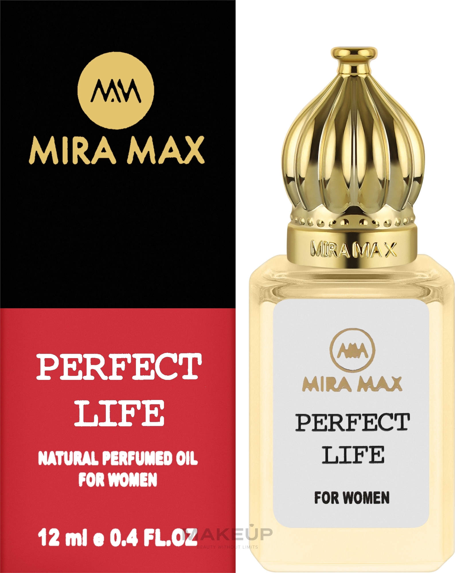 Mira Max Perfect Life - Парфюмированное масло для женщин — фото 12ml