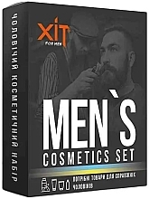 Духи, Парфюмерия, косметика Набор мужской - Aromat ХIТ For Men Barber №4 (sh/gel/250 ml + ch/cr/70 ml + edt/100 ml + wash/1 piece)