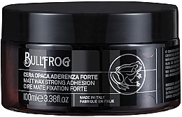 Духи, Парфюмерия, косметика Матовый воск для стилизации волос - Bullfrog Strong Adhesion Matte Wax