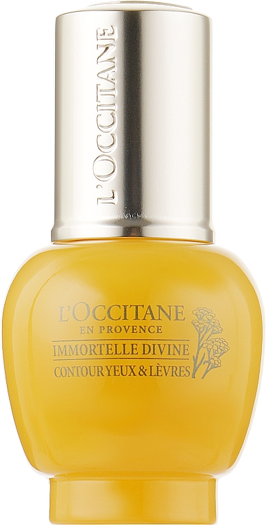 Флюид для кожи вокруг глаз и губ - L'Occitane Immortelle Divine Eyes And lips Fluid — фото N1