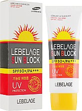 Сонцезахисний крем - Lebelage UV Sun Block Cream SPF50+ — фото N3