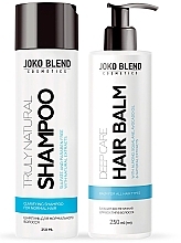 Набор для ухода за волосами - Joko Blend Silky Touch (shm/250ml + balm/250ml) — фото N4