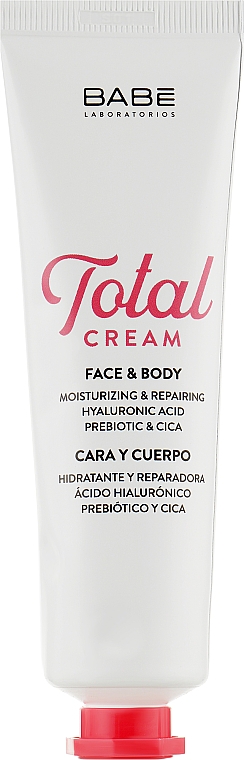 Мультифункціональний крем для чутливої шкіри обличчя та тіла - Babe Laboratorios Total Cream Face & Body