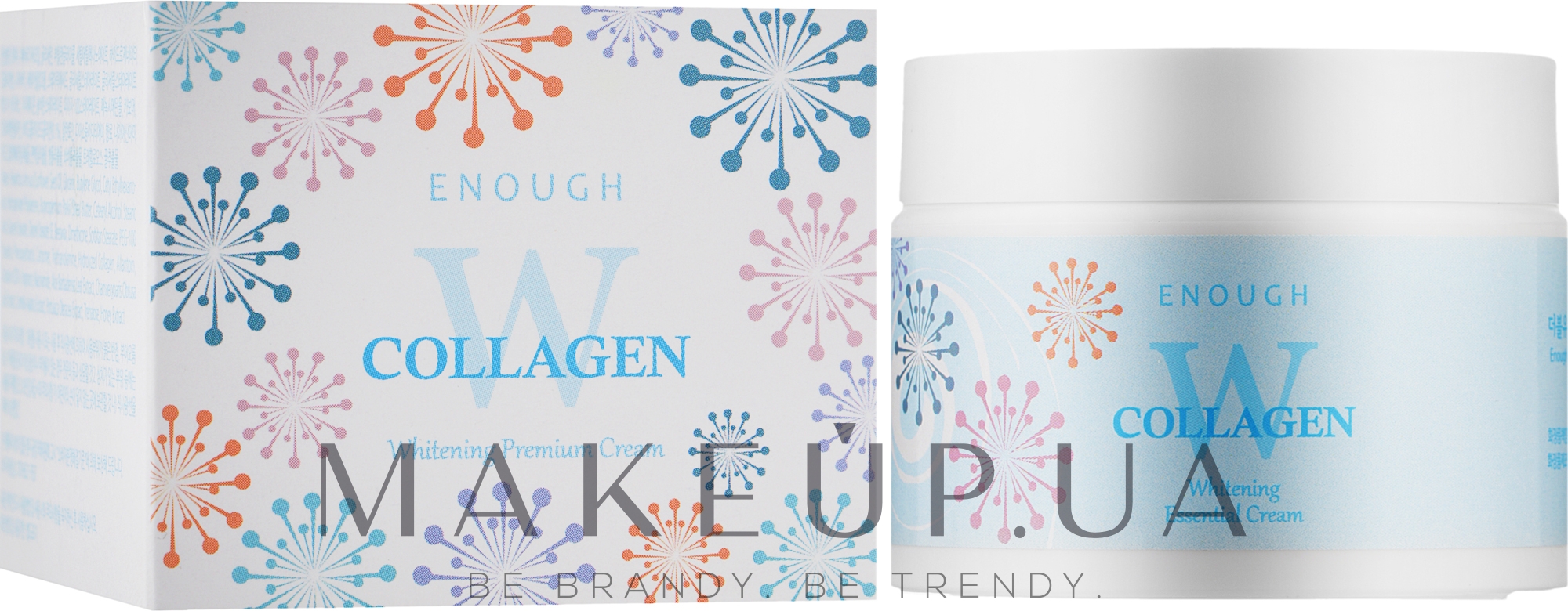 Освітлювальний крем для обличчя з колагеном - Enough W Collagen Whitening Premium Cream — фото 50ml