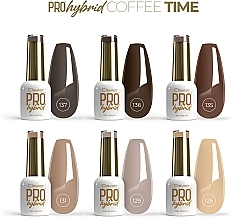 Набор из 6 лаков для ногтей в подарочной упаковке - Clavier ProHybrid Gold Coffee Time (nail polish/6x8ml) — фото N2