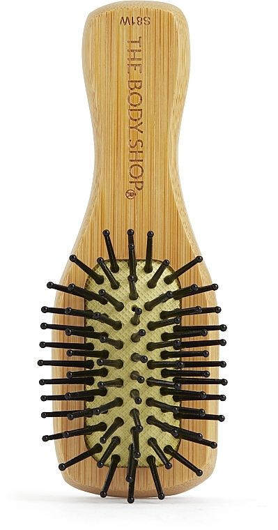 Бамбуковая щеточка для расчесывания волос - The Body Shop Mini Bamboo Hairbrush — фото N1