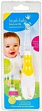Электрическая зубная щетка, 0-3 лет, желтая - Brush-Baby BabySonic Pro Electric Toothbrush — фото N3