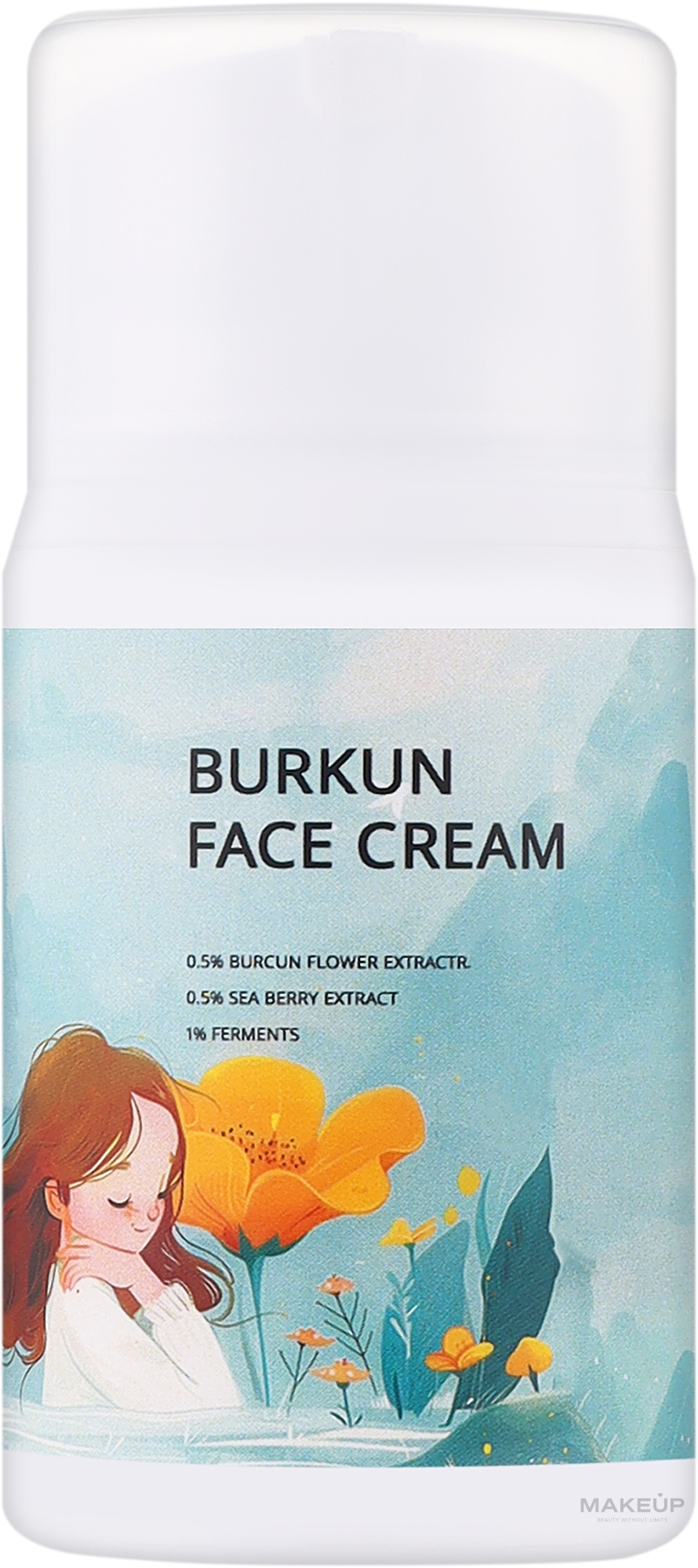 Сбалансированный крем с экстрактом донника - SkinRiches Burkun Face Cream — фото 50ml