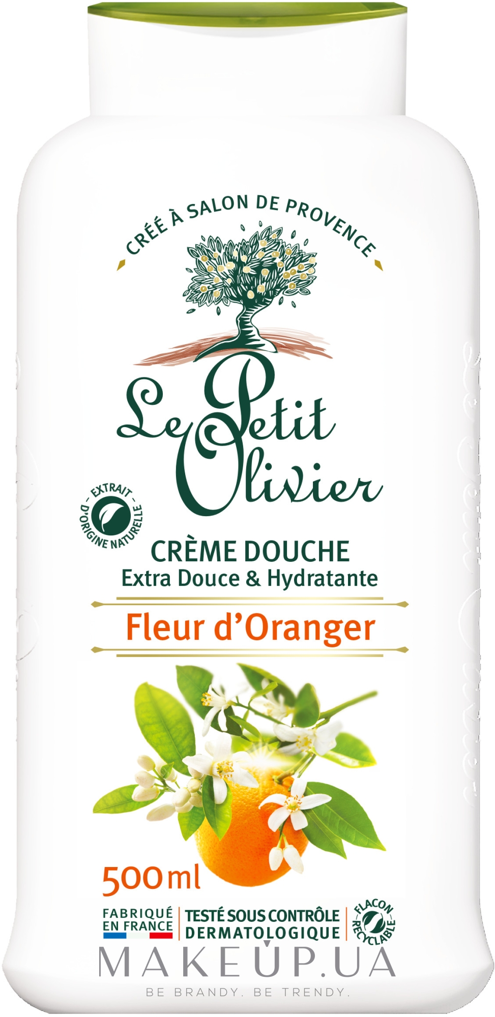 Крем для душа Апельсиновый Цветок - Le Petit Olivier Extra Gentle Shower Cream Orange Blossom — фото 500ml