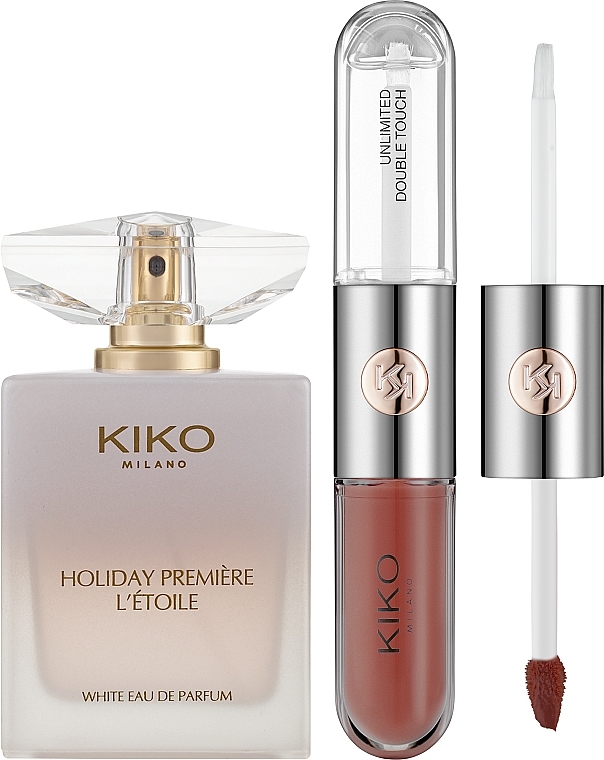 Kiko Milano Holiday Première L'Étoile White - Подарочный набор (edp/50ml + помада/6ml) — фото N2