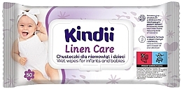 Детские салфетки, 50 шт. - Kindii Linen Care — фото N1