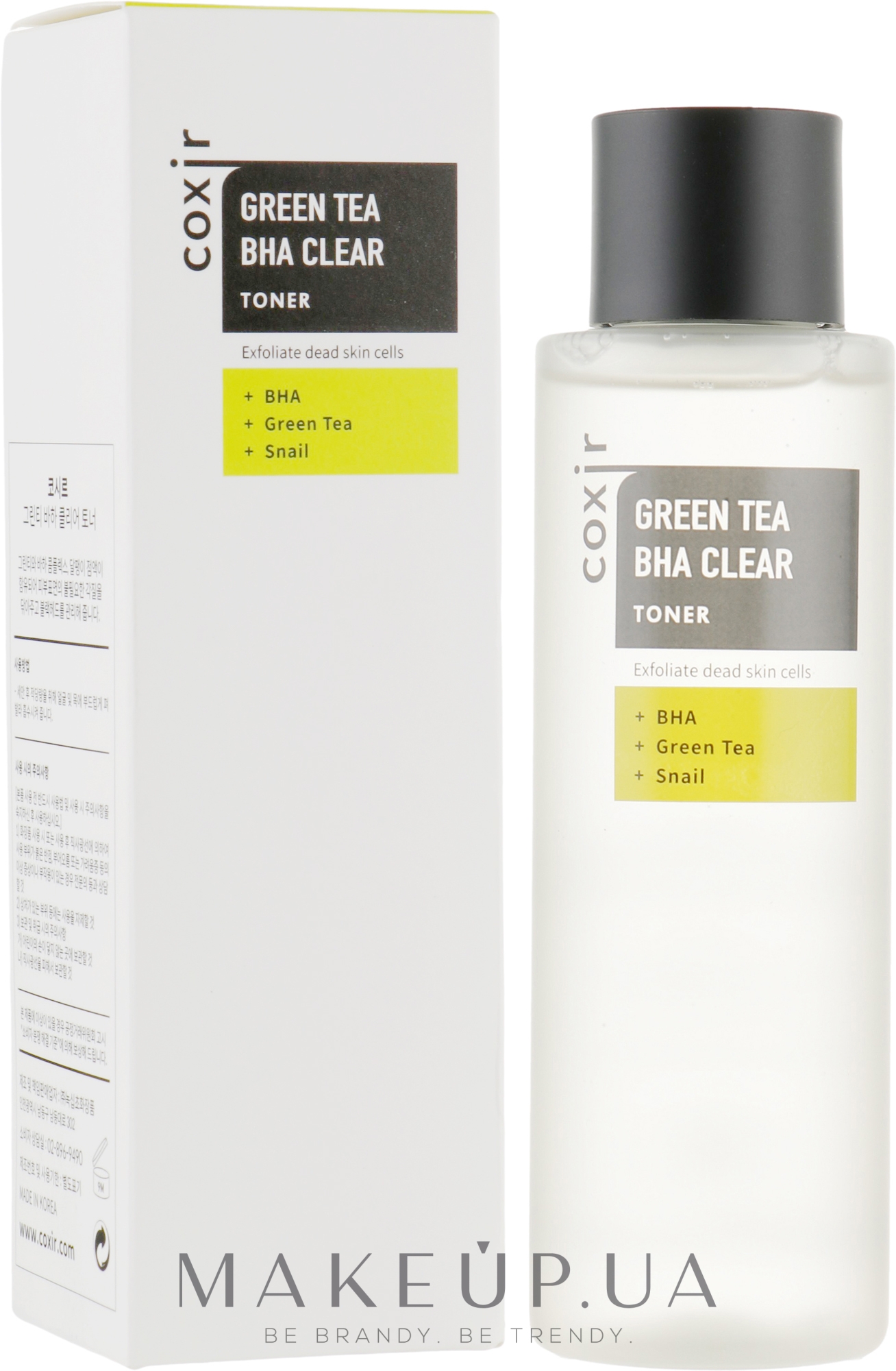 Тонер для обличчя - Coxir Green Tea BHA BHA Clear Toner — фото 150ml