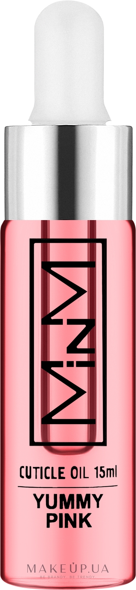 Олія для кутикули з піпеткою, барбарис - M-in-M Yummy Pink — фото 15ml