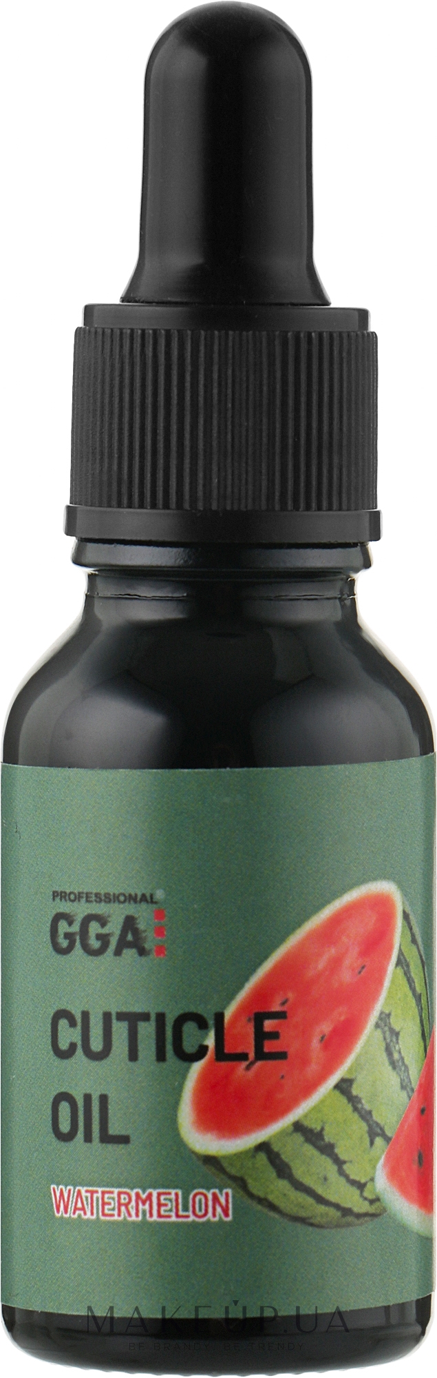 Олія для кутикули "Кавун" - GGA Professional Cuticle Oil — фото 15ml