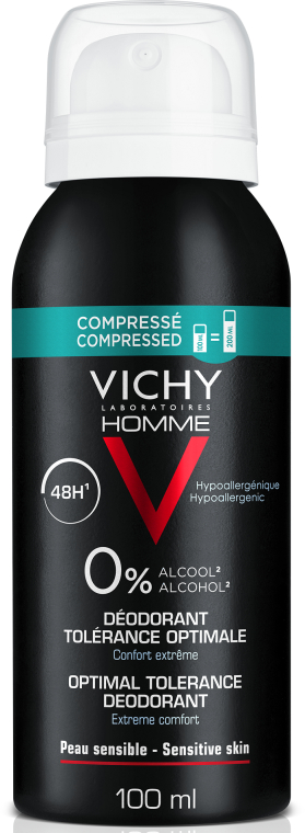 Дезодорант для чоловіків "Оптимальний комфорт чутливої шкіри" - Vichy Optimal Tolerance Deodorant 48H