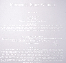 Mercedes-Benz Woman - Набор (edp/90ml + b/lot/125ml) — фото N4