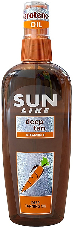 Спрей-олія для швидкої засмаги - Sun Like Deep Tanning Oil SPF 0 — фото N1