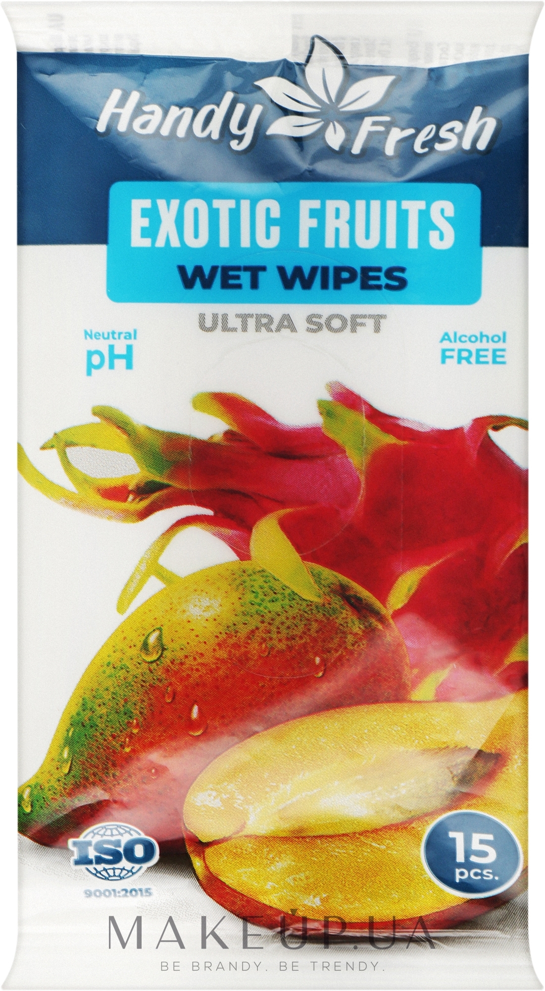 Серветки вологі "Екзотичні фрукти", 15 шт. - Handy Fresh Exotic Fruits — фото 15шт