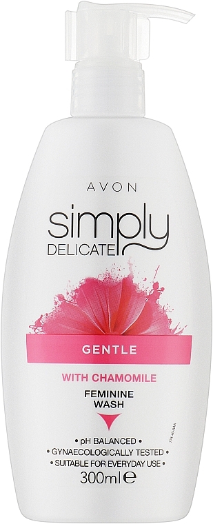 Очищающий гель для женской интимной гигиены с экстрактом ромашки - Avon Simpy Delicate Feminine Gel  — фото N1