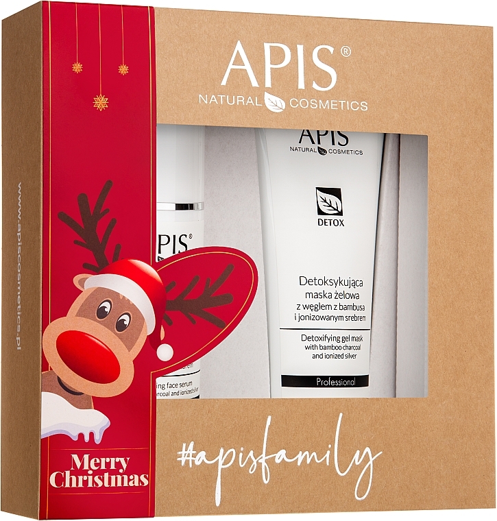 Набір - APIS Professional Detox (serum/100ml + mask/200ml) — фото N1