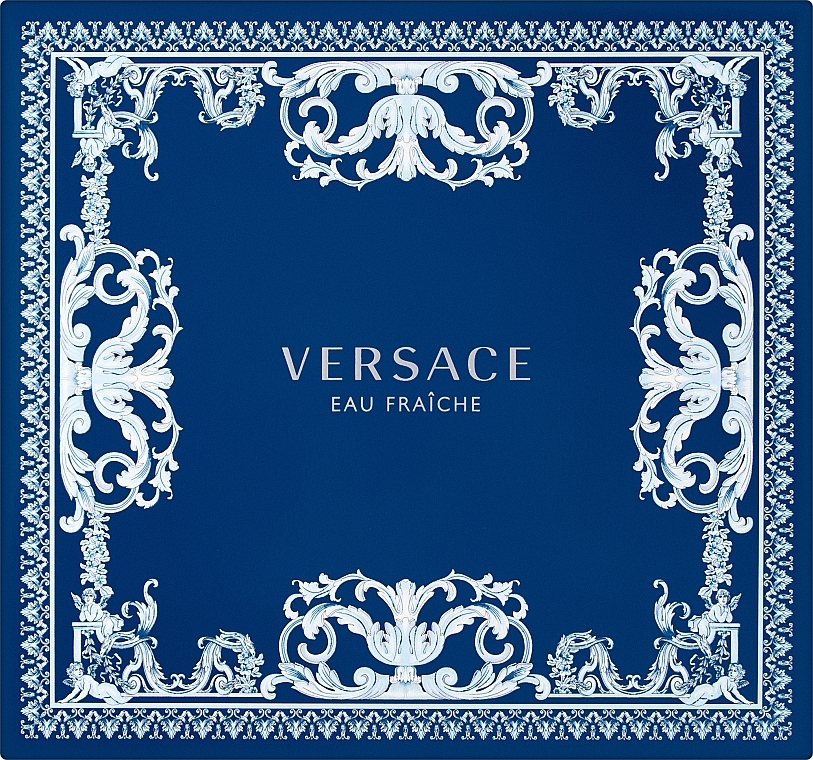 Versace Man Eau Fraiche - Набір (edt/100ml + sh/gel/150ml + edt/10ml) — фото N1