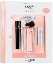 Духи, Парфюмерия, косметика Lancome Tresor In Love - Набор (edp/30ml + mascara Hypnôse Doll Eyes/2ml + lipstick Rouge in Love/1.65ml)