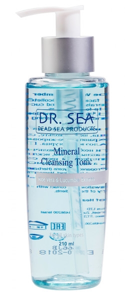 Мінеральний очищуючий тонік з екстрактами алое вера і огірка - Dr. Sea Mineral Cleansing Tonic — фото N3