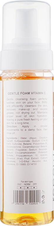 М'яка пінка для вмивання з вітаміном С для обличчя - Renew Gentle Foam Vitamin C — фото N2