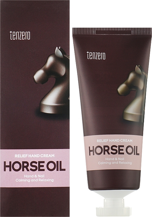 Рельєфний крем для рук з кінським жиром - Tenzero Relief Hand Cream Horse Oil — фото N2