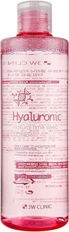 Увлажняющий тонер для лица - 3W Clinic Natural Time Sleep Toner — фото N1