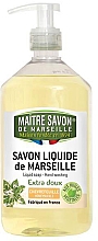 Рідке марсельське мило "Жимолость" - Maitre Savon De Marseille Savon Liquide De Marseille Chevrefeuille Liquid Soap — фото N1