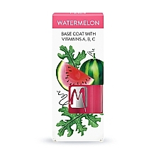 Парфумерія, косметика Базове лакове покриття "Кавун" - Moyra Nail Care Base Coat Watermelon